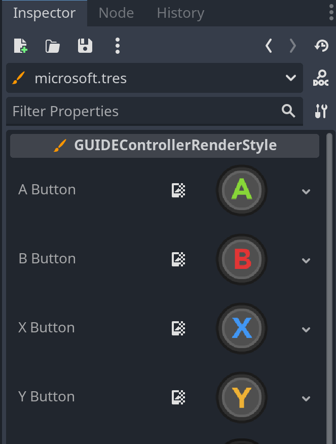 Render style example