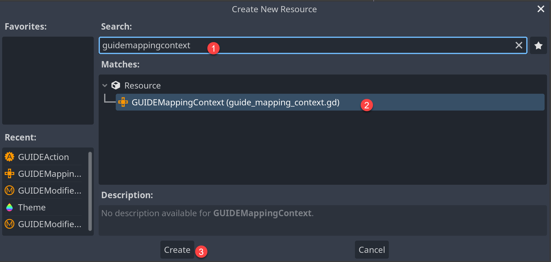 Create Mapping Context